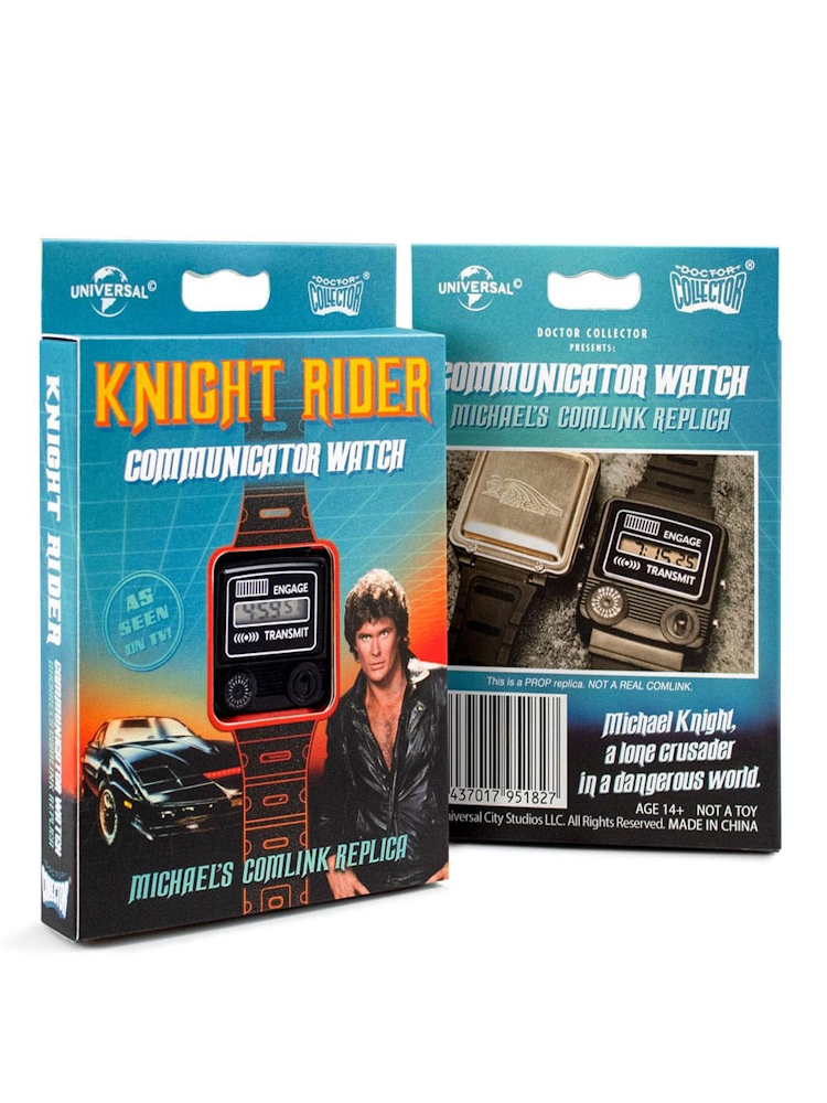 Knight Rider Clock Knight Rider Uhr 1:1 Replik, Comlink – K.I.T.T Hamburg Shop